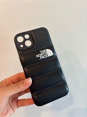Black Puffer iPhone 13 Case - Protective Silicone Cover